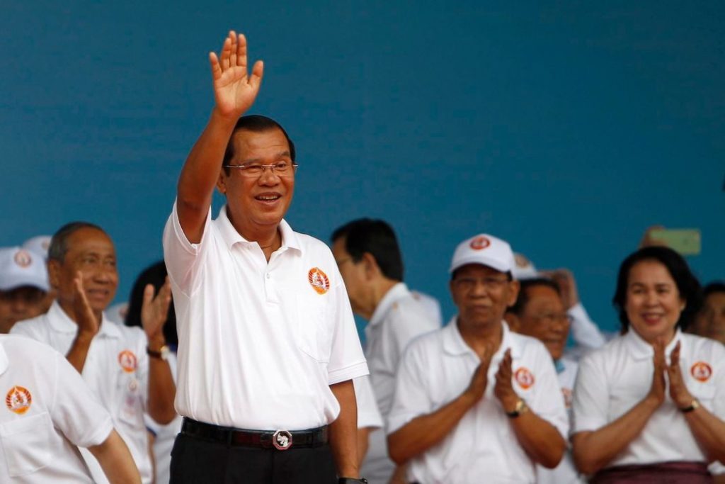 Cambodia Prime Minister Hun Sen.